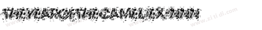 TheYearofTheCamel Ex字体转换